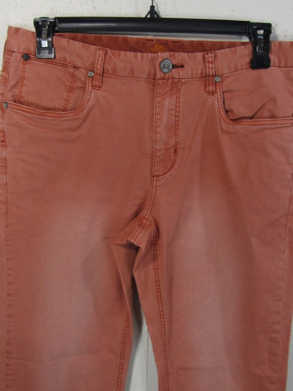 Tommy Bahama Authentic Khaki Men's 34x32 Faded Coral Terracotta Stretch Cotton
